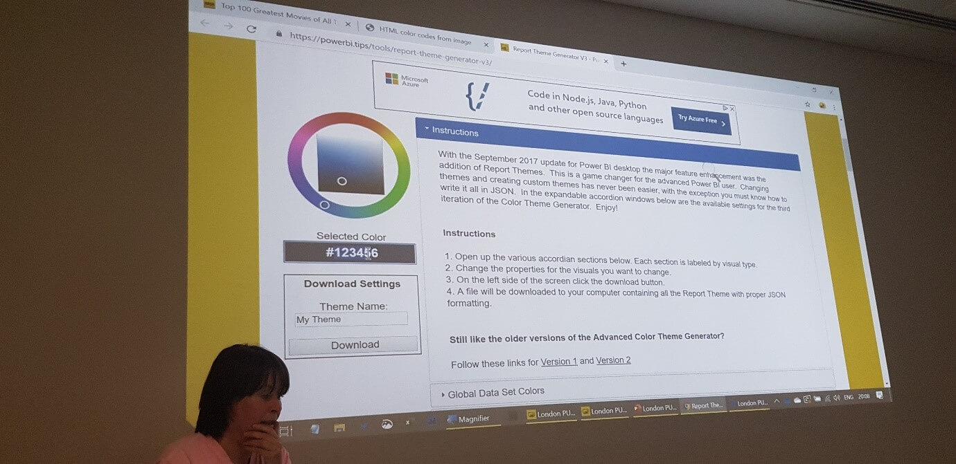 A seminar about power BI