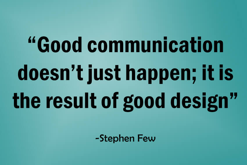 Stephen Few quote - Communication
